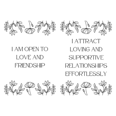 affirmation to strengthen relationships