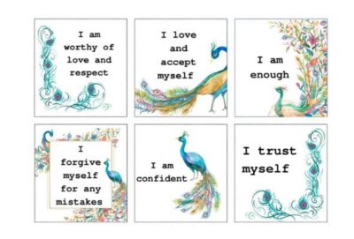 36 Self love affirmation cards