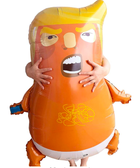 HUGE Trump Baby Blimp Balloon Toy Funny Gift