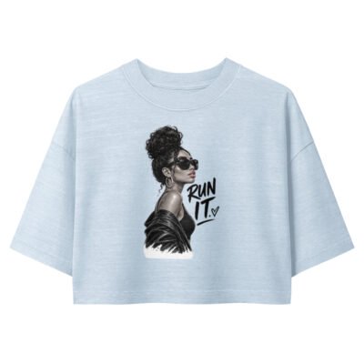 Run It Women’s Graphic Cropped Top