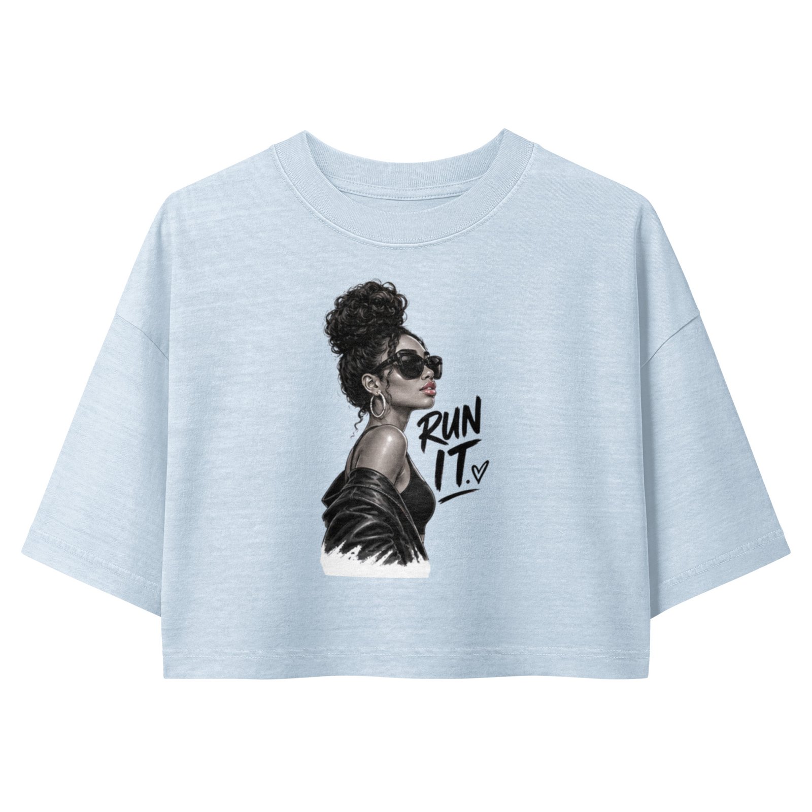 Run It Women’s Graphic Cropped Top