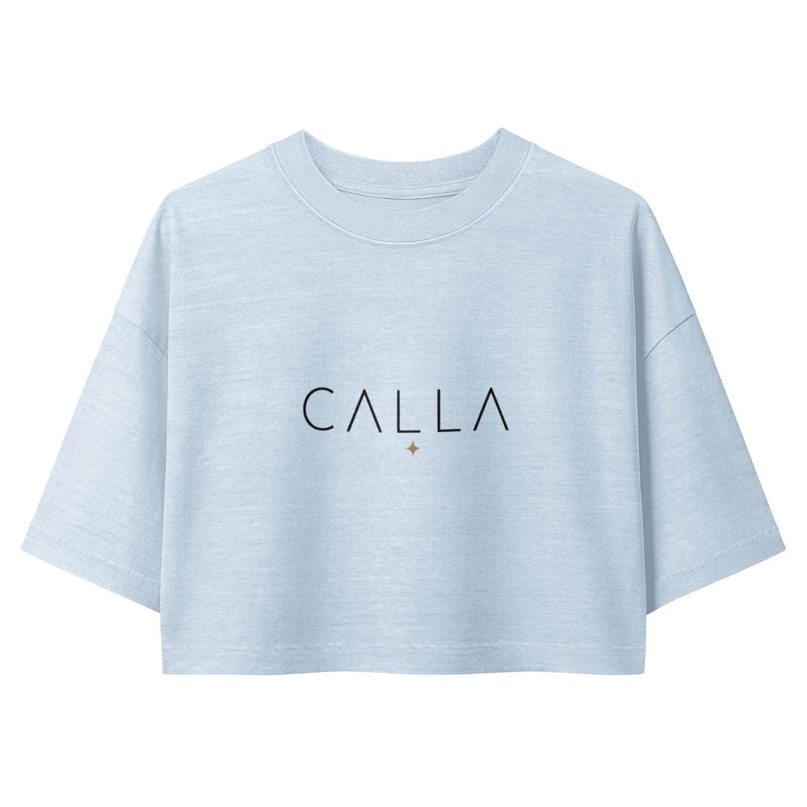 Women’s garment dye cropped tee